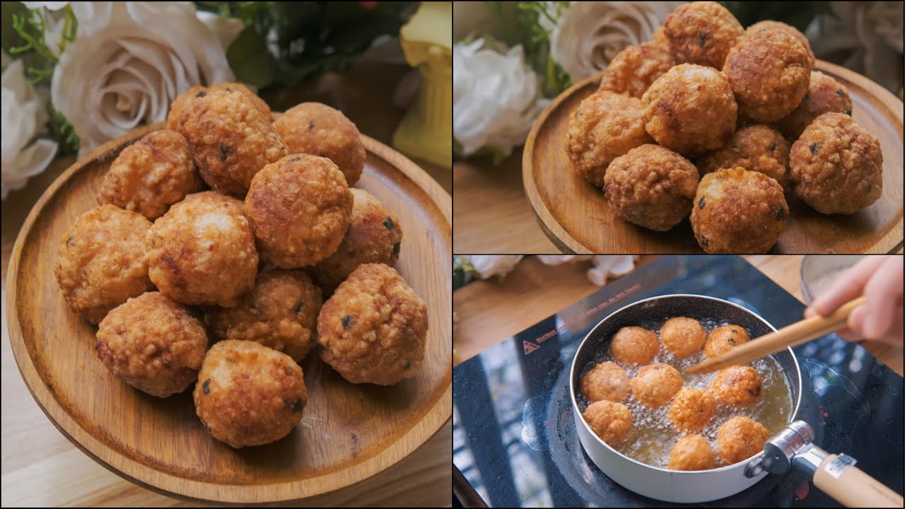 Làm CÁ VIÊN CHIÊN từ Cơm Nguội siêu đơn giản